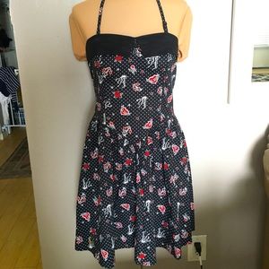 Hell Bunny Vixen Halter Dress